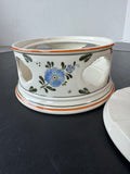 2-Piece Villeroy & Boch Alt Amsterdam Floral China Warmer Stand (H)