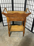 Antique Spool Turned Wooden Wash Stand