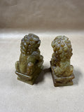Soapstone Foo Dog - Pair