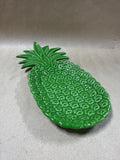 Green Ceramic Pineapple Spoon Rest