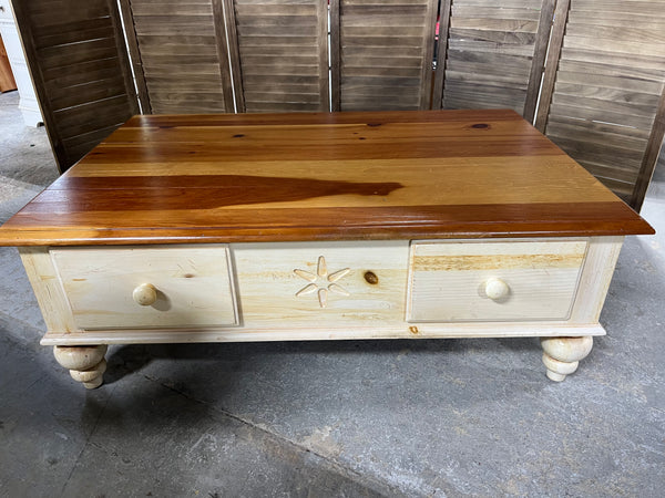 Coffee Table with Three Drawers
