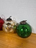 3 Piece Assorted Mercury Style Ornaments