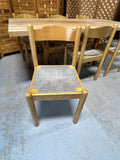 Butcher Block Dining Table with 6 Chairs ***HEAVY ITEM***READ DETAILS ON PICK UP POLICY***