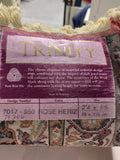 Trinity Rug(cream/rust/brown) 4'9" fringe to fringe x 2'4"