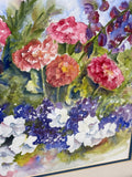 Watercolor of Flowers by Barbara Bell; Signed