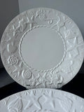 8-Piece Sanor Cerâmica Portugal Nautical Embossed Dinner Plates