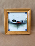 Framed Mallard Duck Tile - Made In Holland