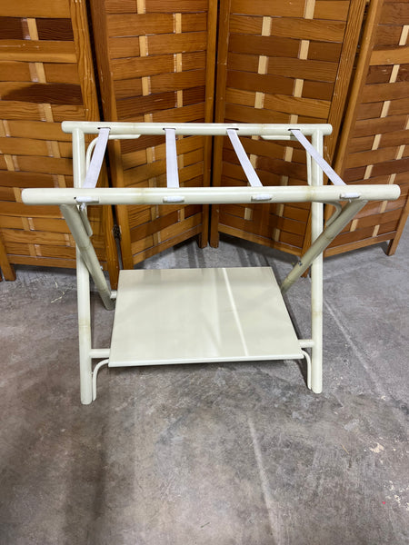 C-Luggage Rack with Shelf (Cream/Off White)