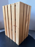 Rustic Wooden 3-Drawer Crate Storage Unit (B)