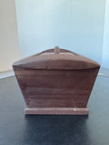 Rustic Primitive Style Tool Caddy Lidded Storage Box