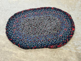 Small Braided Rug, 28"x22"