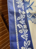 Williams Sonoma Blue And White Floral Table Runner (A)