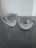 Royal Brierley Crystal Creamer & Open Sugar Bowl