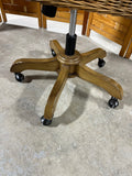 Adjustable Rattan Office Chair with Cushion