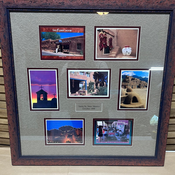Santa Fe New Mexico 1998 Framed Collage