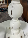 ***AS IS***White Round Side Table by Coast to Coast Imports LLC