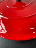 Red Buffalo Check Masterclass Enameled Cast Iron Dutch Oven