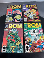 (B) Lot of 10 Marvel ROM Vintage Comics