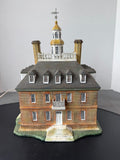 (F) Lang and Wise Colonial Williamsburg Governor’s Palace Lighted Building in Box (WORKS)