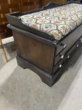 Lane Trunk with Embroidered Bench Seat