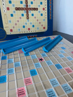 Selchow & Righter 1977 Scrabble Deluxe Edition Crossword Game with Turntable