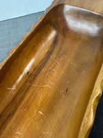 Mango Wooden Carved Boat Tray