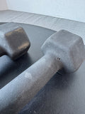 Black Neoprene 10lb Dumbbells