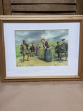 Mary, Queen of Scots on St. Andrews Links Print; Signed