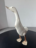 Primitive Vintage Wooden Standing Goose