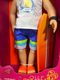 Surfing Gabe Doll - Appears Unused - Our Generation // 2 Available // PRICED INDIVIDUALLY