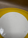 Large Handpainted Floral Bowl - Signed