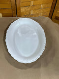 Ceriart S.A.  White Oval Ceramic Platter