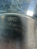 3-Piece M. Fred Hirsch Monogrammed Sterling Silver Bread & Butter Plates