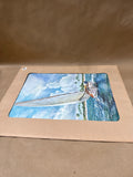 Lot Of 5 Unframed Bahama Islands Souvenir Lithographs By George Vaklev