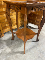 Lightweight Carved Accent Table