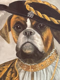 Carol Lew Noble Boxer Print; Signed
