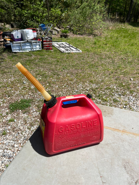 2.5 Gallon Gas Container with Some Gas