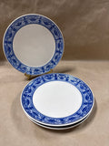 Set Of 3 Nautical Pottery Plates By Jane Hallie Ford