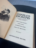 Charles Dickens Greenwich Unabridged Library Classics 4-Novel Illustrated Hardcover Book