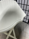 Pair of Off White Folding TV Trays, No stand