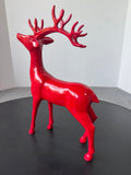 Red Resin Reindeer