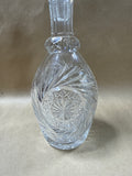 Heavy Clear Glass Decanter // 2 Available // Priced Individually
