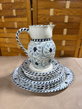10-Piece Dovis Design Blue Crab Bay Dinnerware