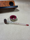 The Wine Connoisseur Set I Thermometer & Silverplate Drip Stopper With Case