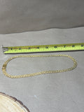 Gold Nugget Style Necklace (E)
