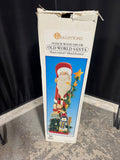 Traditions Wooden Old World Santa Decor in Box