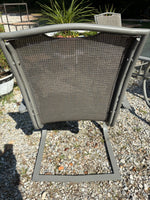 Patio Dining Set - Glass Top Rectangular Table + Four Matching Chairs