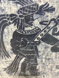 Temple Rubbing of Mayan Warrior