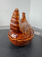 Portmeirion Oven to Table Chicken Hen Egg Holder & Casserole Dish