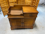 Vermont of Winooski Dry Sink, on Casters, with Removable Copper Tray